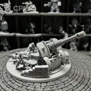 Описание картинки Warhammer 40000 Artillery Team от HoustonSpace  по цене 950руб | Свободный Рынок Миниатюр - СРМ