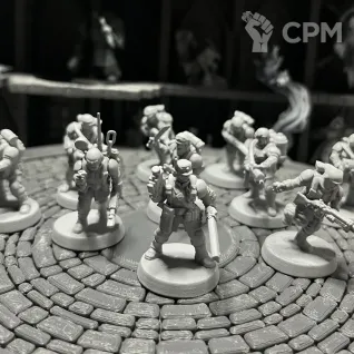 Описание картинки Cadian Shock Troops от Houston Program по цене 550руб | Свободный Рынок Миниатюр - СРМ
