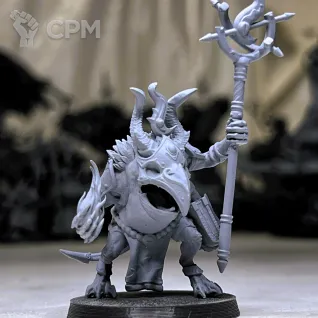 Описание картинки Fluxmaster, Herald of Tzeentch on Disc от Магазин Альфария по цене 350руб | Свободный Рынок Миниатюр - СРМ
