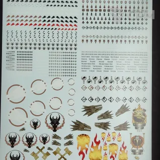 Описание картинки Transfer Sheet Salamanders от ССП по цене 1 800руб | Свободный Рынок Миниатюр - СРМ