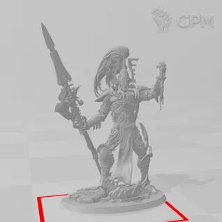 Описание картинки Avatar of Khaine от Formosa Printing по цене 1 300руб | Свободный Рынок Миниатюр - СРМ