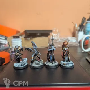 Описание картинки банда вампиров The Crimson Court с картами от Gorimes по цене 3 500руб | Свободный Рынок Миниатюр - СРМ