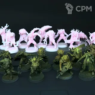 Описание картинки Poxwalkers Death Guard от Chain Brush по цене 1 000руб | Свободный Рынок Миниатюр - СРМ