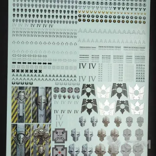 Описание картинки Transfer Sheet Iron Warriors от ССП по цене 1 800руб | Свободный Рынок Миниатюр - СРМ