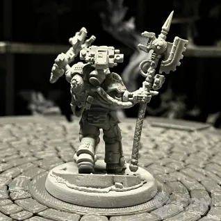 Описание картинки Warhammer 40000 Primaris Techmarine от Houston Program по цене 250руб | Свободный Рынок Миниатюр - СРМ