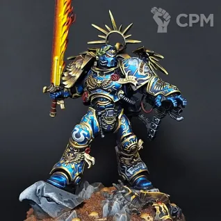 Описание картинки Roboute Guilliman, Робаут Жиллиман от Nivoraxis по цене 8 500руб | Свободный Рынок Миниатюр - СРМ