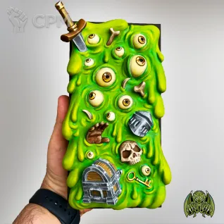 Описание картинки Book Nook - Slime от Naggaroth Night по цене 3 000руб | Свободный Рынок Миниатюр - СРМ