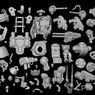 Описание картинки Primaris Invictor Tactical Warsuit от Surreal Factory по цене 1 150руб | Свободный Рынок Миниатюр - СРМ