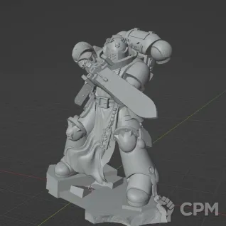 Описание картинки Emperors's Champion от MrMetalHorror по цене 250руб | Свободный Рынок Миниатюр - СРМ