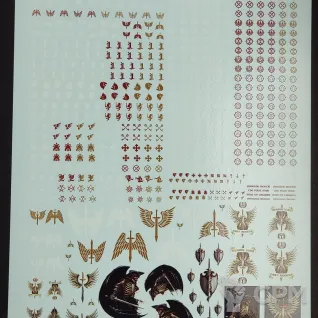 Описание картинки Transfer Sheet Dark Angels от ССП по цене 1 800руб | Свободный Рынок Миниатюр - СРМ