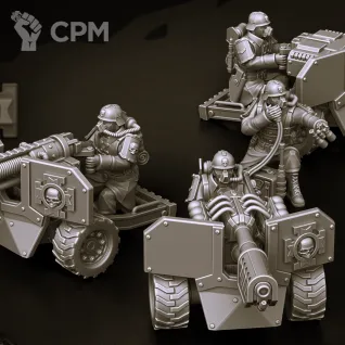 Описание картинки Krieg Heavy Weapons Squad от Магазин Альфария по цене 550руб | Свободный Рынок Миниатюр - СРМ