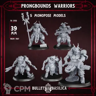 Описание картинки Prongbounds Squad от Manufactorum76 по цене 1 200руб | Свободный Рынок Миниатюр - СРМ