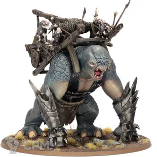 Описание картинки Gundabad Catapult Troll от Лавка Саурона по цене 4 990руб | Свободный Рынок Миниатюр - СРМ