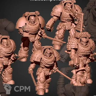Описание картинки Samurai Destroyers от 3Д-Печка по цене 1 100руб | Свободный Рынок Миниатюр - СРМ