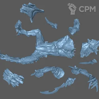 Описание картинки Samus, Daemon Prince of the Ruinstorm от Formosa Printing по цене 1 500руб | Свободный Рынок Миниатюр - СРМ