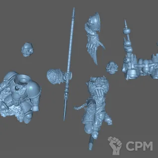 Описание картинки Haarken Worldclaimer, Herald of the Apocalypse от Formosa Printing по цене 300руб | Свободный Рынок Миниатюр - СРМ
