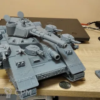 Описание картинки Baneblade Бэйнблейд (гибельный клинок) имперская гвардия astra militarum от Лавка Приключенца по цене 10 150руб | Свободный Рынок Миниатюр - СРМ