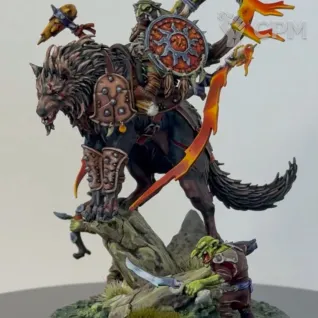 Описание картинки Армия Gloomspite Gitz Gitmob Покрашенная от danypingvin по цене 39 000руб | Свободный Рынок Миниатюр - СРМ