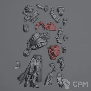 Описание картинки Necromunda Scrutinator Primus Servalen от Silver Pendulum по цене 350руб | Свободный Рынок Миниатюр - СРМ