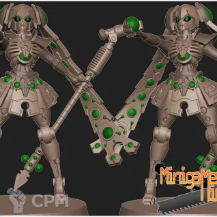 Описание картинки Necron Lord Miku / Mikulord от HoujouSatoko по цене 690руб | Свободный Рынок Миниатюр - СРМ