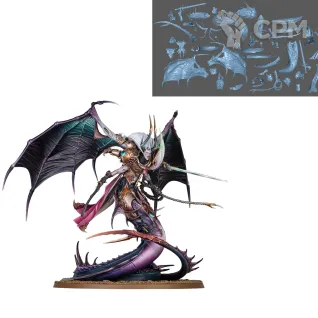 Описание картинки Fulgrim – Daemon Primarch of Slaanesh от Formosa Printing по цене 1 960руб | Свободный Рынок Миниатюр - СРМ