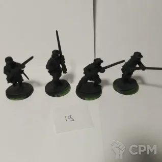 Описание картинки 19. Парни с мушкетами для blood and plunder от Warlord на 17 век 4 шт. от Magnito по цене 450руб | Свободный Рынок Миниатюр - СРМ