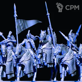 Описание картинки Ellyrian Reavers - Vanari Dawnriders от Магазин Альфария по цене 800руб | Свободный Рынок Миниатюр - СРМ