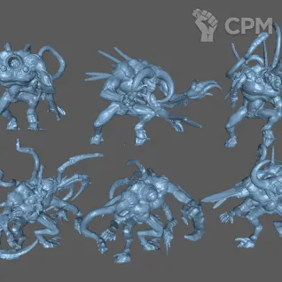 Описание картинки Chaos Spawn от Formosa Printing по цене 650руб | Свободный Рынок Миниатюр - СРМ