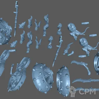 Описание картинки Doom Flayers от Formosa Printing по цене 900руб | Свободный Рынок Миниатюр - СРМ