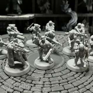 Описание картинки Kill Team Kasrkin от Houston Program по цене 550руб | Свободный Рынок Миниатюр - СРМ