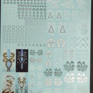 Описание картинки Transfer Sheet Alpha Legion от ССП по цене 1 800руб | Свободный Рынок Миниатюр - СРМ