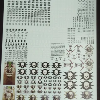 Описание картинки Transfer Sheet Death Guard от ССП по цене 1 800руб | Свободный Рынок Миниатюр - СРМ