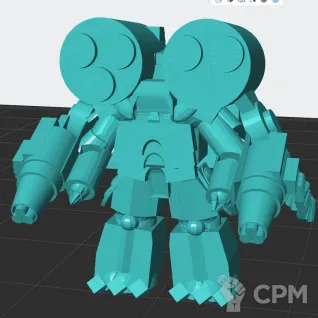 Описание картинки Golem Battle Armor от White Blackjack по цене 299руб | Свободный Рынок Миниатюр - СРМ
