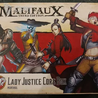 Описание картинки Malifaux 3E: Justice Core Box от Mor по цене 4 500руб | Свободный Рынок Миниатюр - СРМ