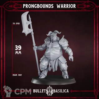 Описание картинки Prongbounds Warrior от Manufactorum76 по цене 225руб | Свободный Рынок Миниатюр - СРМ