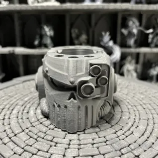 Описание картинки Warhammer 40000. Iron warrior. Стакан под краски. от Houston Program по цене 760руб | Свободный Рынок Миниатюр - СРМ