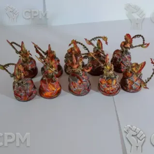 Описание картинки Hearthguard Berzerkers 10шт от Alerond по цене 1 000руб | Свободный Рынок Миниатюр - СРМ