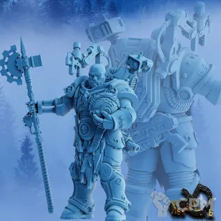 Описание картинки Dangran Father of Ethereal Mountains Techmarine от R.E.print по цене 350руб | Свободный Рынок Миниатюр - СРМ