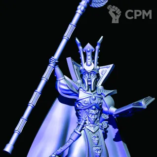 Описание картинки High Elves Archmage - Mage от Магазин Альфария по цене 190руб | Свободный Рынок Миниатюр - СРМ