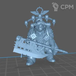 Описание картинки Legion Praetor with Power Axe от Formosa Printing по цене 400руб | Свободный Рынок Миниатюр - СРМ