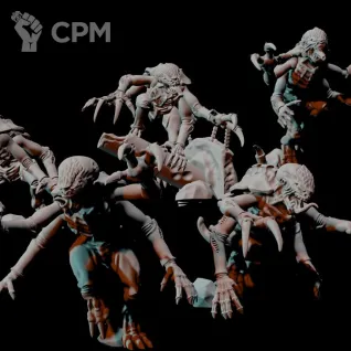 Описание картинки (Kt) Genestealers (отряд 5 моделей) от Магазин Альфария по цене 450руб | Свободный Рынок Миниатюр - СРМ
