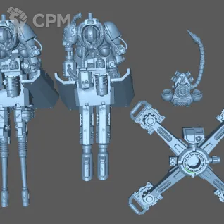 Описание картинки Primaris Firestrike Servo-turret от Formosa Printing по цене 550руб | Свободный Рынок Миниатюр - СРМ