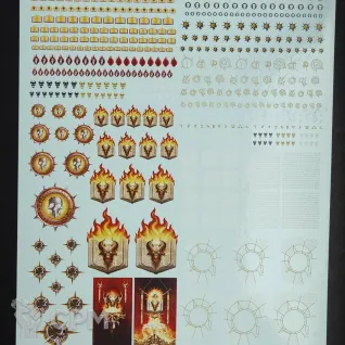 Описание картинки Transfer Sheet Word Bearers от ССП по цене 1 800руб | Свободный Рынок Миниатюр - СРМ