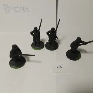 Описание картинки 15. Парни с мушкетами для blood and plunder от Warlord на 17 век 4 шт. от Magnito по цене 450руб | Свободный Рынок Миниатюр - СРМ
