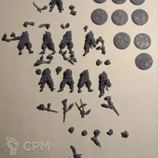 Описание картинки Набор пиратов для Blood and Plunder №3 от Magnito по цене 950руб | Свободный Рынок Миниатюр - СРМ