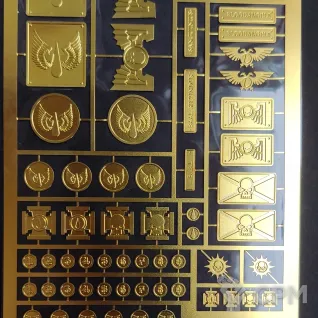 Описание картинки Фототравление Blood Angels от ССП по цене 1 900руб | Свободный Рынок Миниатюр - СРМ