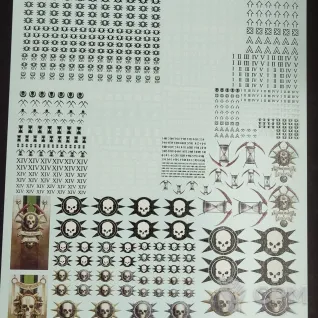 Описание картинки Transfer Sheet Death Guard от ССП по цене 1 800руб | Свободный Рынок Миниатюр - СРМ