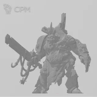 Описание картинки Nurgle Daemon Prince от Formosa Printing по цене 650руб | Свободный Рынок Миниатюр - СРМ