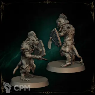 Описание картинки Clan Legionaries Command от Manufactorum76 по цене 500руб | Свободный Рынок Миниатюр - СРМ