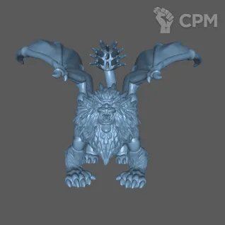 Описание картинки Мантикора (Manticore) от Formosa Printing по цене 350руб | Свободный Рынок Миниатюр - СРМ